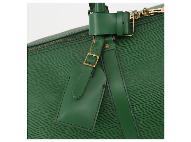 LOUIS VUITTON Epi Keepall 50 Boston Bag Green M42964 LV Auth 187462V Verde - vista 19