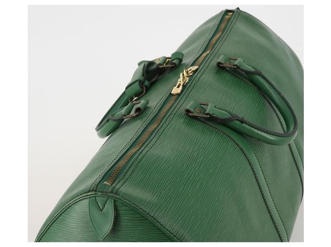 LOUIS VUITTON Epi Keepall 50 Boston Bag Green M42964 LV Auth 187462V Verde - vista 6