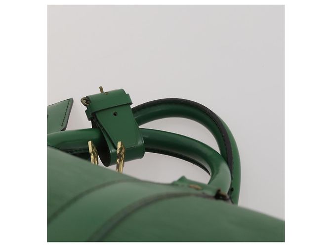 LOUIS VUITTON Epi Keepall 50 Boston Bag Green M42964 LV Auth 187462V Verde - vista 8
