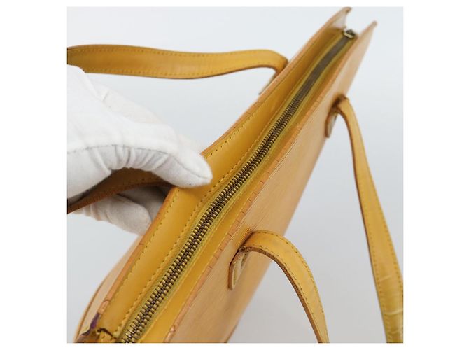 LOUIS VUITTON Epi Saint Jacques Shopping Bag Giallo M52269 LV Auth BA13697 - vista 6