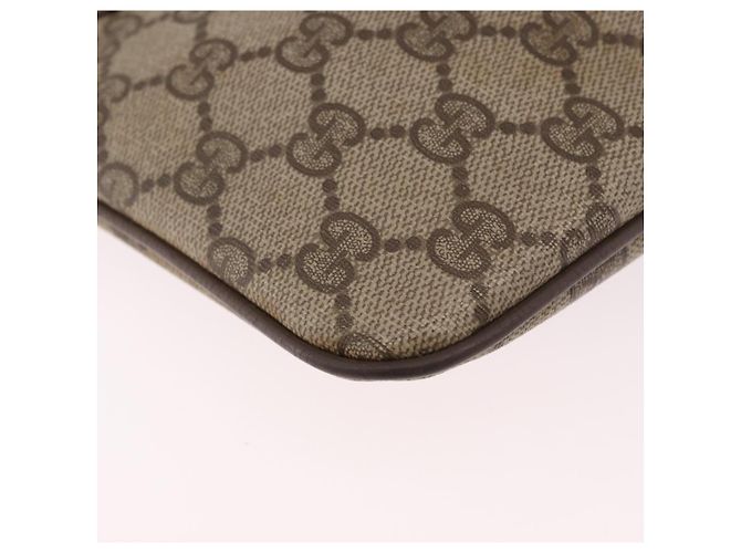 Borsa a tracolla GUCCI GG Supreme PVC Beige Oro 904 02 Auth 190576 D'oro - vista 12