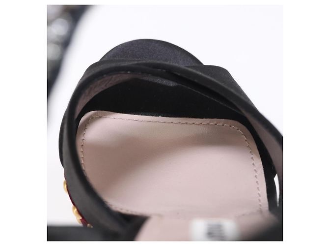 Décolleté Miu Miu in velluto bordeaux Auth BA13689M Bordò - vista 18