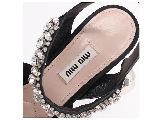 Décolleté Miu Miu in velluto bordeaux Auth BA13689M Bordò - vista 33