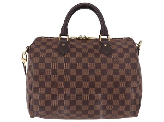 LOUIS VUITTON Borsa Damier Ebene Speedy Bandouliere30 N41367 LV Auth 185318SV - vista 13
