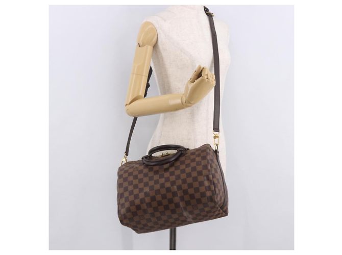 LOUIS VUITTON Borsa Damier Ebene Speedy Bandouliere30 N41367 LV Auth 185318SV - vista 30
