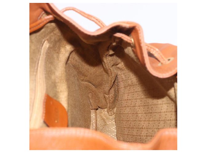 Zaino GUCCI Bamboo in pelle marrone oro 003 58 0016 Auth bs35671 D'oro - vista 23