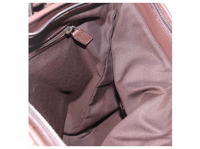 Borsa Tote GUCCI GG Supreme Web Sherry Line Beige Argento 131186 Auth BA13747A - vista 18