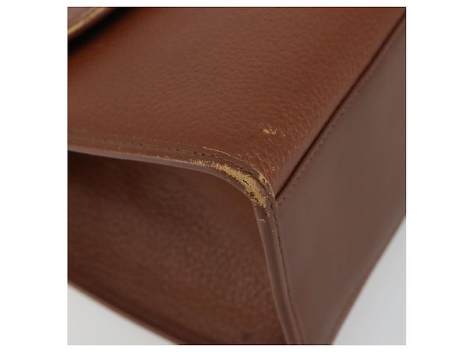 Bolso Burberry de cuero 2way Marrón Oro Auth ep14918 Castaño Dorado - vista 13