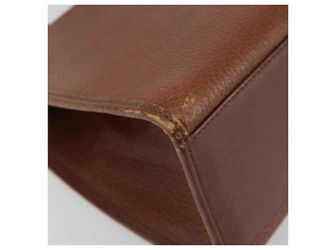 Bolso Burberry de cuero 2way Marrón Oro Auth ep14918 Castaño Dorado - vista 15