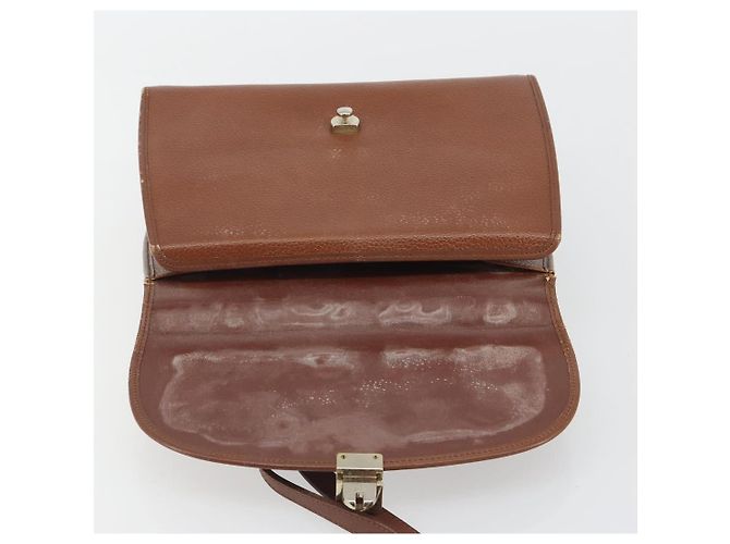 Bolso Burberry de cuero 2way Marrón Oro Auth ep14918 Castaño Dorado - vista 18