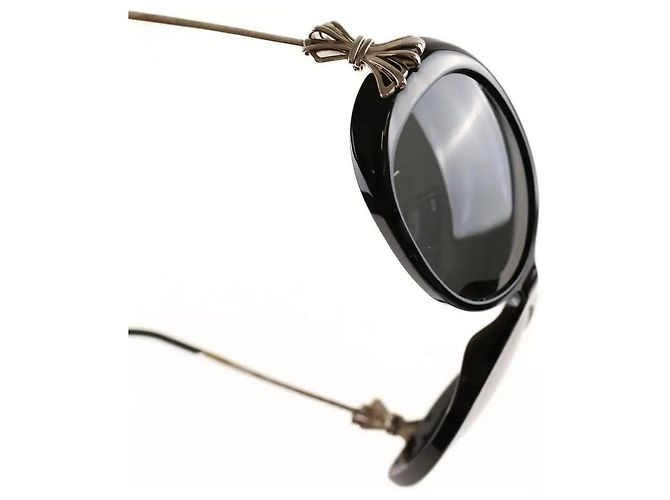 Gafas de sol Chanel negras de plástico Negro - vista 5