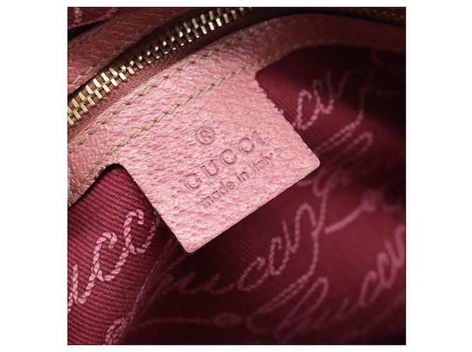 Bolsa Tote GUCCI GG Canvas Bege Dourado 163288 Auth 189663 - vista 16
