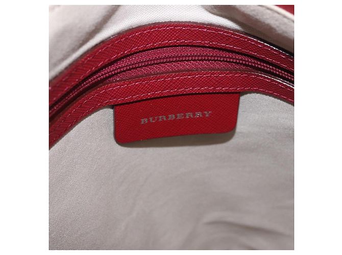 BURBERRY Nova Check Tote Bag Canvas Beige Silver Auth ka4974A Silber - Ansicht 18