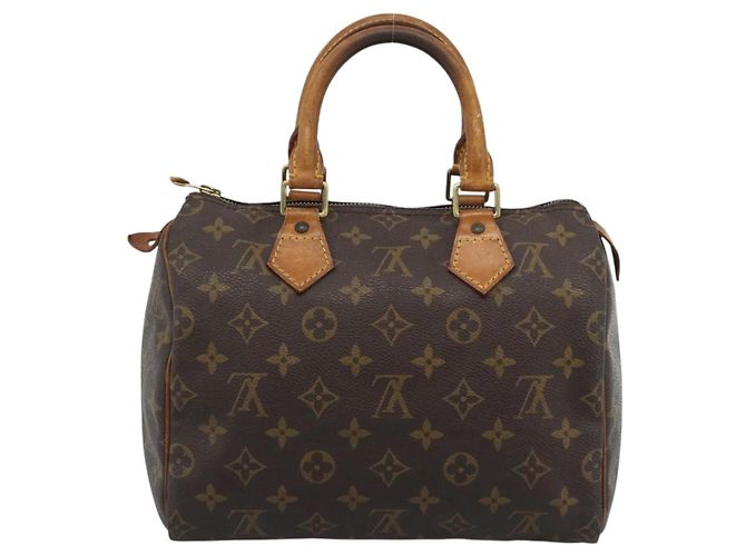 LOUIS VUITTON Borsa Monogram Speedy 25 M41528 LV Auth 188303 Monogramma - vista 2