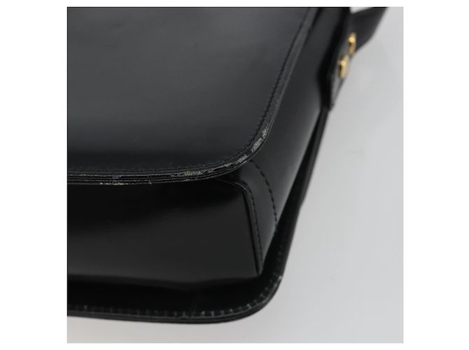 Borsa a Spalla GUCCI in Pelle Nera e Oro Auth ep14962V Nero D'oro - vista 12