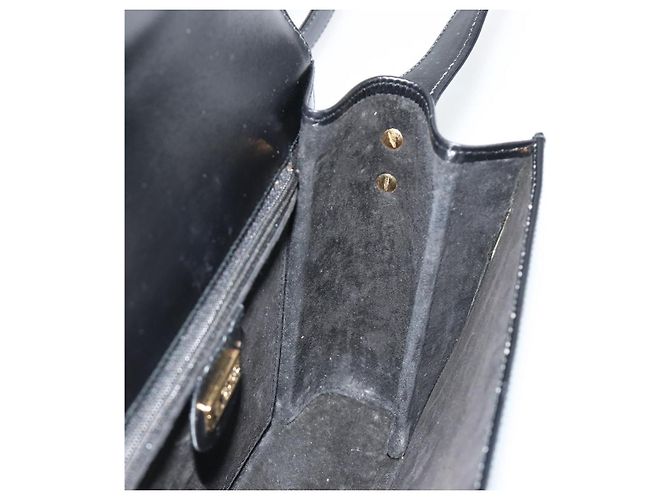 Borsa a Spalla GUCCI in Pelle Nera e Oro Auth ep14962V Nero D'oro - vista 18