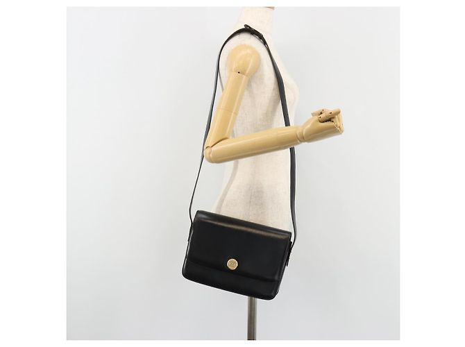 Borsa a Spalla GUCCI in Pelle Nera e Oro Auth ep14962V Nero D'oro - vista 23