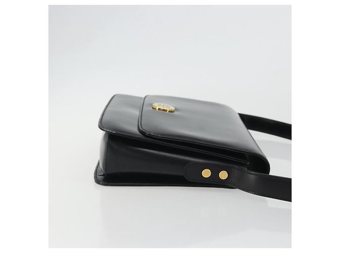 Borsa a Spalla GUCCI in Pelle Nera e Oro Auth ep14962V Nero D'oro - vista 4