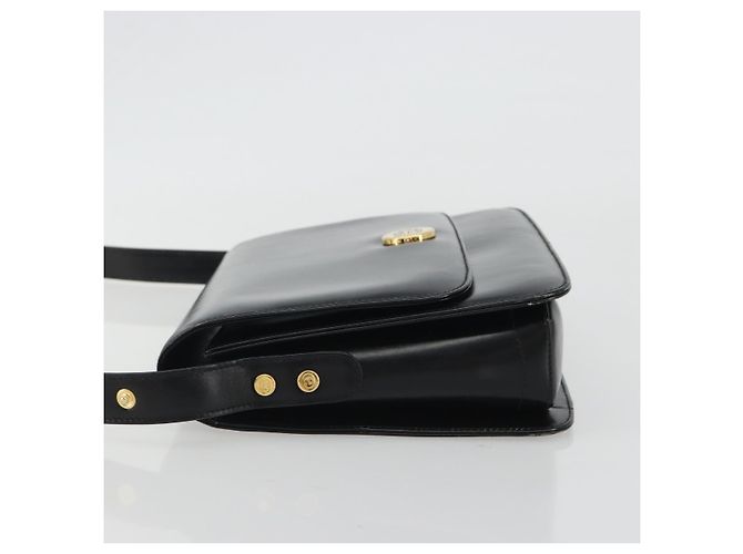Borsa a Spalla GUCCI in Pelle Nera e Oro Auth ep14962V Nero D'oro - vista 5
