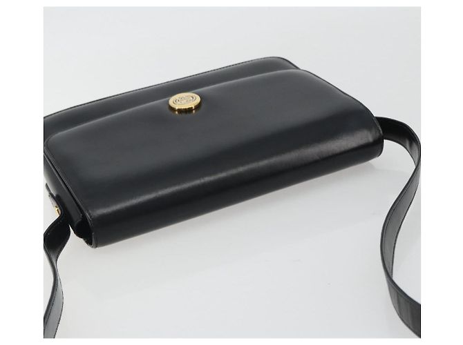 Borsa a Spalla GUCCI in Pelle Nera e Oro Auth ep14962V Nero D'oro - vista 6