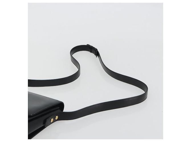 Borsa a Spalla GUCCI in Pelle Nera e Oro Auth ep14962V Nero D'oro - vista 8