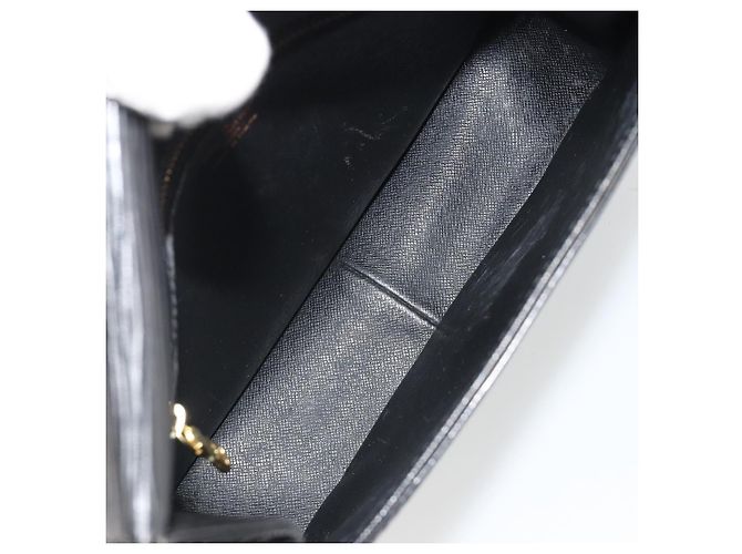 Borsa a Spalla LOUIS VUITTON Epi Saint Cloud GM Black Noir M52192 LV Auth ep14912 Nero - vista 10