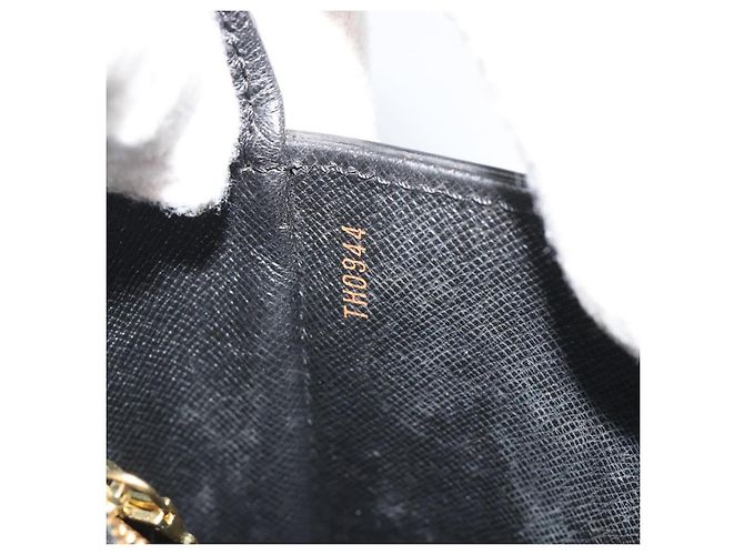 Borsa a Spalla LOUIS VUITTON Epi Saint Cloud GM Black Noir M52192 LV Auth ep14912 Nero - vista 12