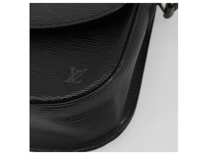 Borsa a Spalla LOUIS VUITTON Epi Saint Cloud GM Black Noir M52192 LV Auth ep14912 Nero - vista 14