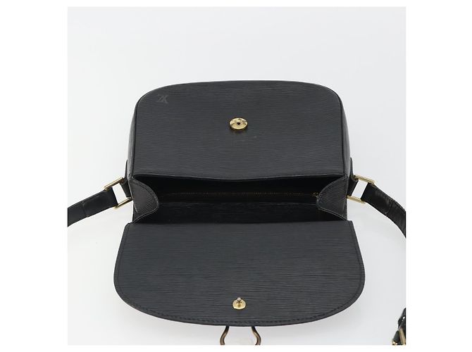 Borsa a Spalla LOUIS VUITTON Epi Saint Cloud GM Black Noir M52192 LV Auth ep14912 Nero - vista 19
