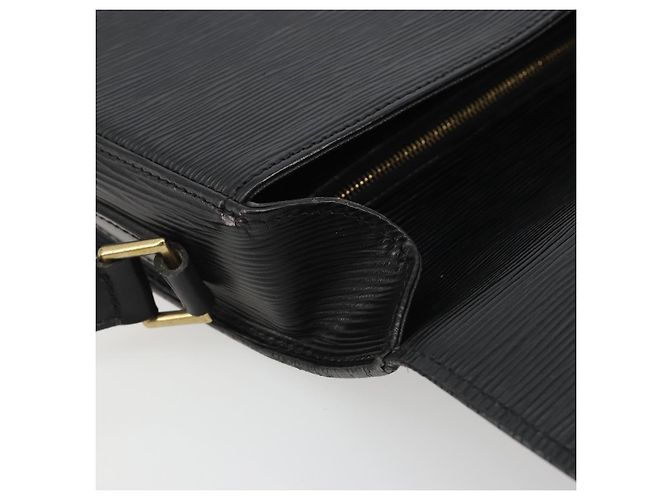 Borsa a Spalla LOUIS VUITTON Epi Saint Cloud GM Black Noir M52192 LV Auth ep14912 Nero - vista 20