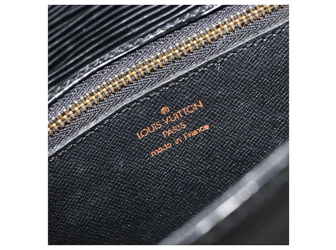 Borsa a Spalla LOUIS VUITTON Epi Saint Cloud GM Black Noir M52192 LV Auth ep14912 Nero - vista 21