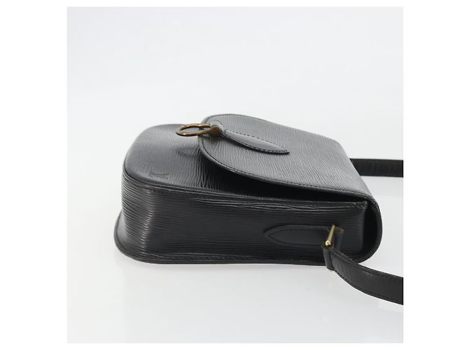Borsa a Spalla LOUIS VUITTON Epi Saint Cloud GM Black Noir M52192 LV Auth ep14912 Nero - vista 3