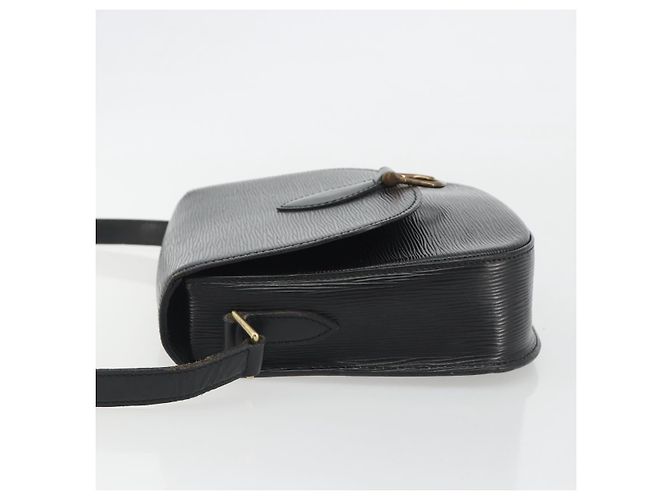 Borsa a Spalla LOUIS VUITTON Epi Saint Cloud GM Black Noir M52192 LV Auth ep14912 Nero - vista 4