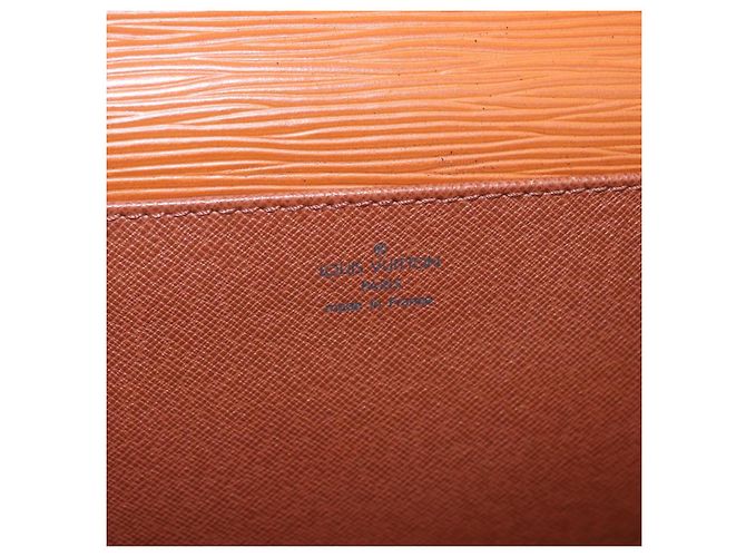 LOUIS VUITTON Epi Serviette Conseiller Briefcase Zipang Gold M54428 Auth 190766 Braun - Ansicht 20