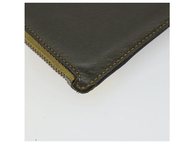 LOEWE Puzzle Card Case Leather Multicolor Silver Auth 189011 Silvery Multiple colors - view 16