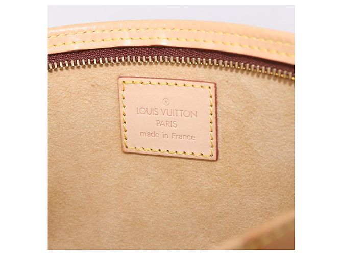 Bucket Pochette a secchiello Nomad in pelle LOUIS VUITTON PM Beige LV Auth 189290 - vista 10