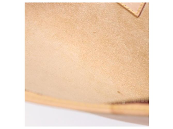 Bucket Pochette a secchiello Nomad in pelle LOUIS VUITTON PM Beige LV Auth 189290 - vista 11