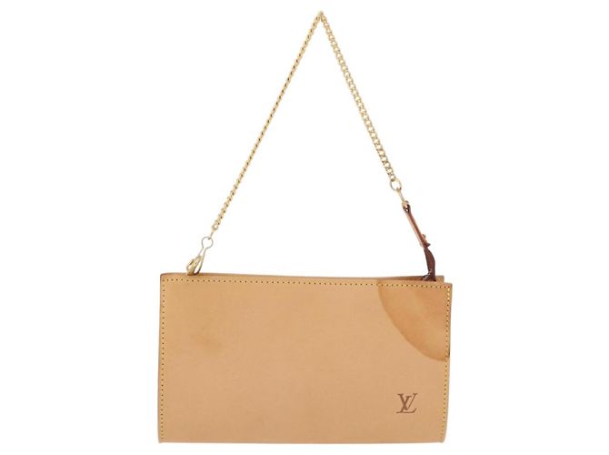 Bucket Pochette a secchiello Nomad in pelle LOUIS VUITTON PM Beige LV Auth 189290 - vista 13