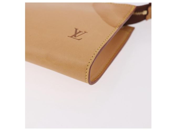 Bucket Pochette a secchiello Nomad in pelle LOUIS VUITTON PM Beige LV Auth 189290 - vista 16