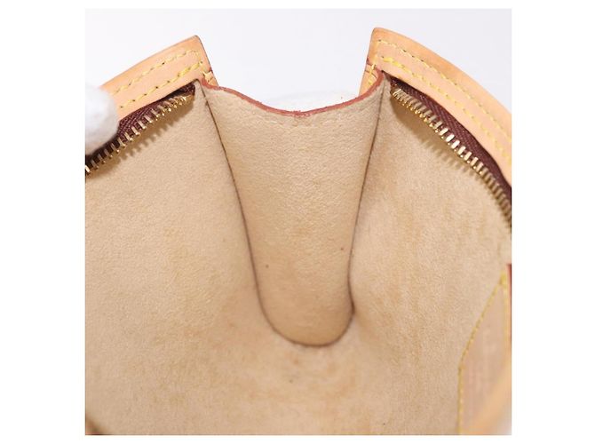 Bucket Pochette a secchiello Nomad in pelle LOUIS VUITTON PM Beige LV Auth 189290 - vista 19