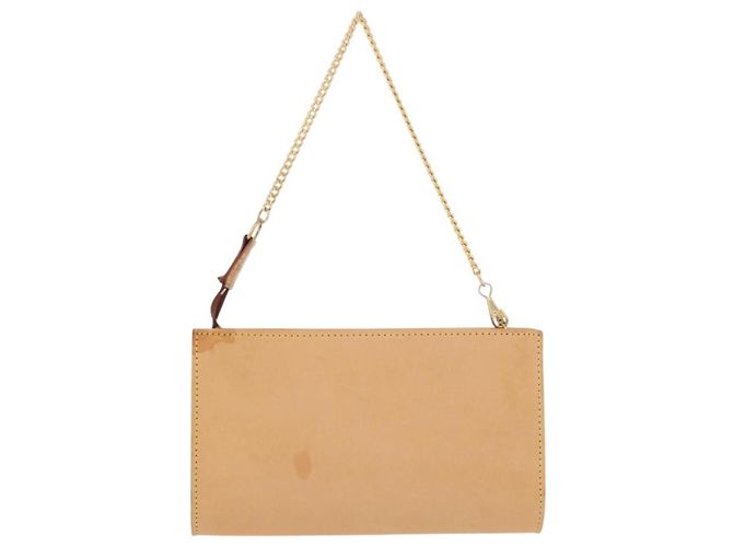 Bucket Pochette a secchiello Nomad in pelle LOUIS VUITTON PM Beige LV Auth 189290 - vista 2