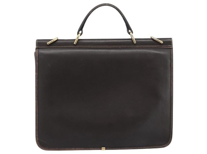 Borsa GUCCI Scamosciato Marrone Oro Auth ep14913 D'oro - vista 3