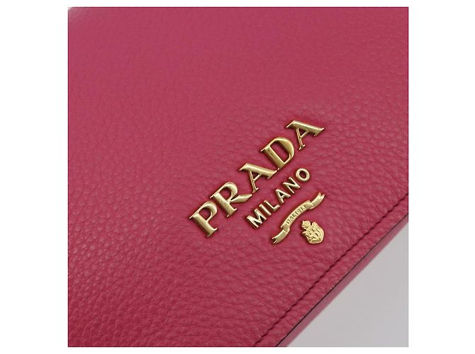 Saffiano Borsa a tracolla PRADA in pelle Safiano Pink Gold 1BD163 Auth am11957M Rosa D'oro - vista 15