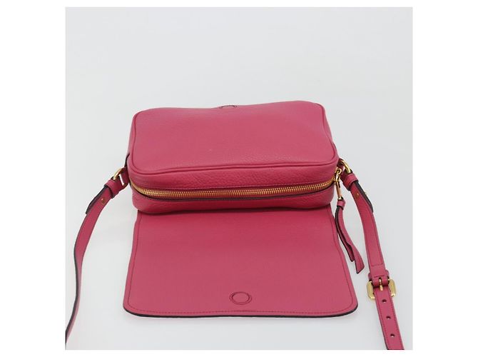 Saffiano Borsa a tracolla PRADA in pelle Safiano Pink Gold 1BD163 Auth am11957M Rosa D'oro - vista 16