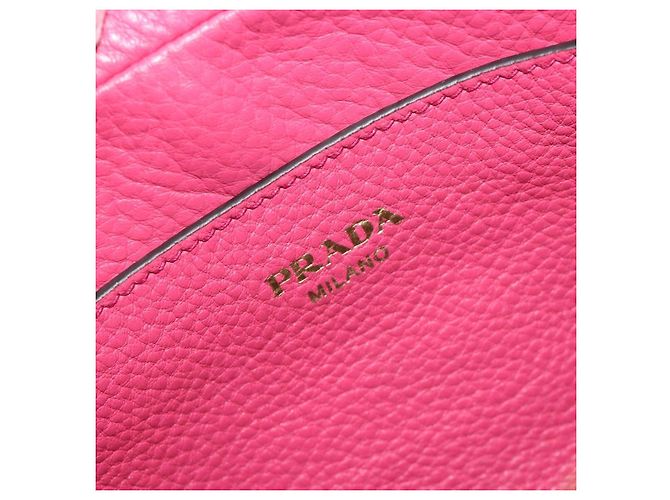 Saffiano Borsa a tracolla PRADA in pelle Safiano Pink Gold 1BD163 Auth am11957M Rosa D'oro - vista 18