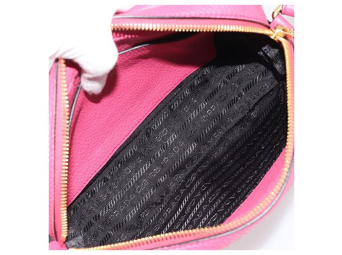 Saffiano Borsa a tracolla PRADA in pelle Safiano Pink Gold 1BD163 Auth am11957M Rosa D'oro - vista 19