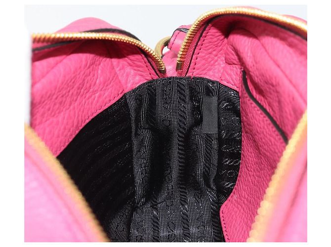 Saffiano Borsa a tracolla PRADA in pelle Safiano Pink Gold 1BD163 Auth am11957M Rosa D'oro - vista 21