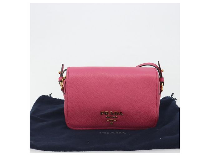 Saffiano Borsa a tracolla PRADA in pelle Safiano Pink Gold 1BD163 Auth am11957M Rosa D'oro - vista 25