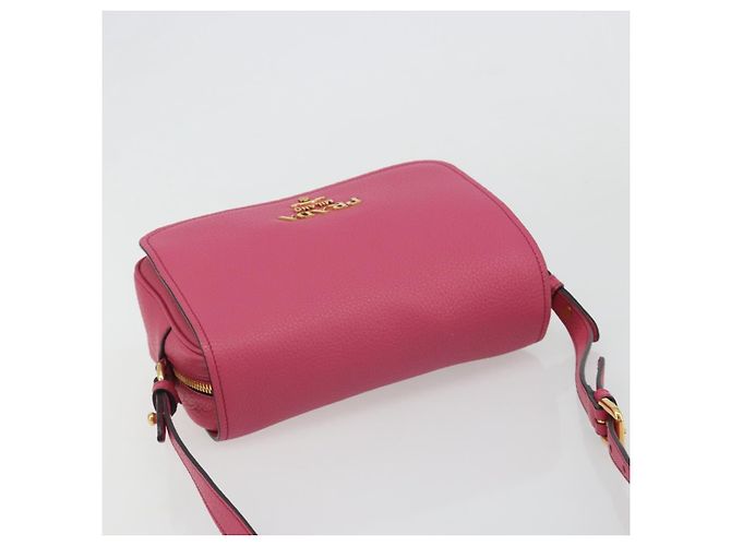 Saffiano Borsa a tracolla PRADA in pelle Safiano Pink Gold 1BD163 Auth am11957M Rosa D'oro - vista 6