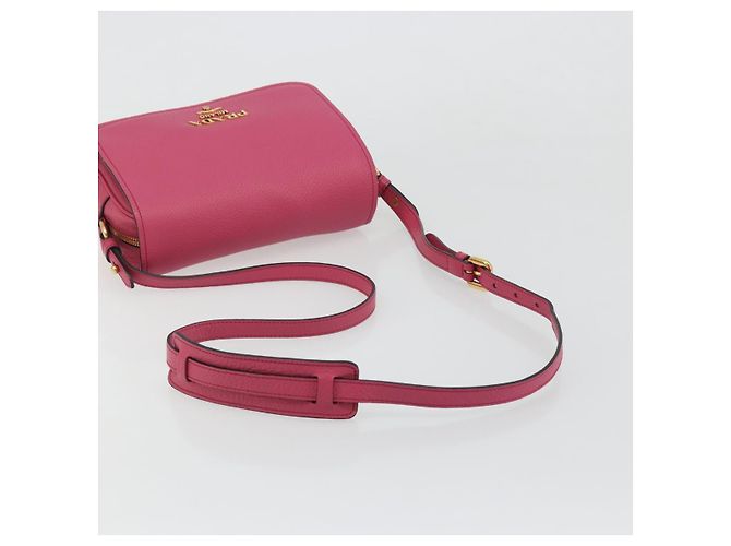 Saffiano Borsa a tracolla PRADA in pelle Safiano Pink Gold 1BD163 Auth am11957M Rosa D'oro - vista 7
